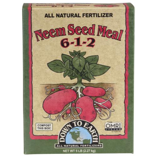 Down To Earth Neem Seed Meal  6 - 1 - 2
