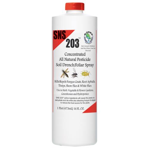 SNS 203 Concentrated Pesticide Soil Drench/Foliar Spray