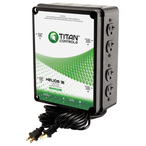 Titan Controls Helios 12 - 8 Light 240 V Controller with Dual Trigger Cords