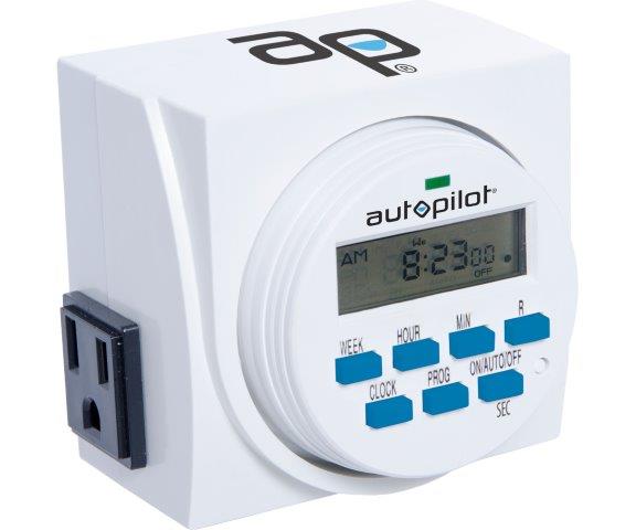 Autopilot 7 Day Dual Outlet Digital Timer